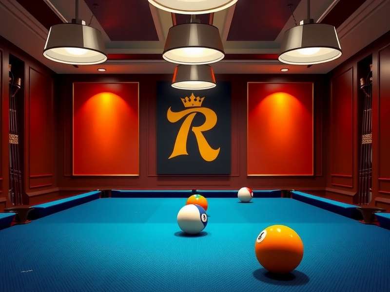 Royal Flush Billiard strategy guide showing shot angles